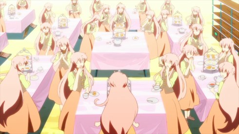 jinrui_wa_suitai_shimashita-08-watashi-clones-tea_party-forest-laughing-cute.jpg