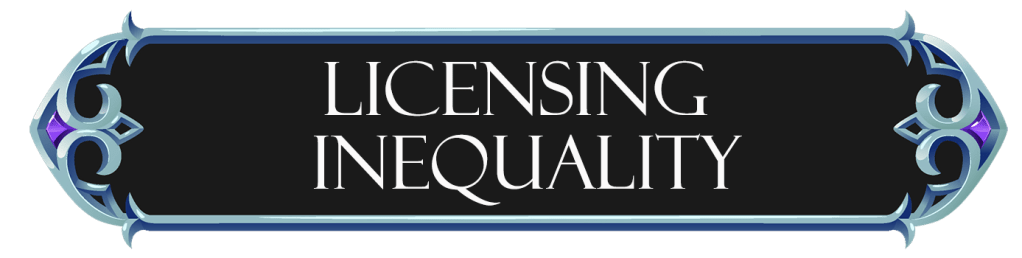 Sub-section: Licensing Inequality