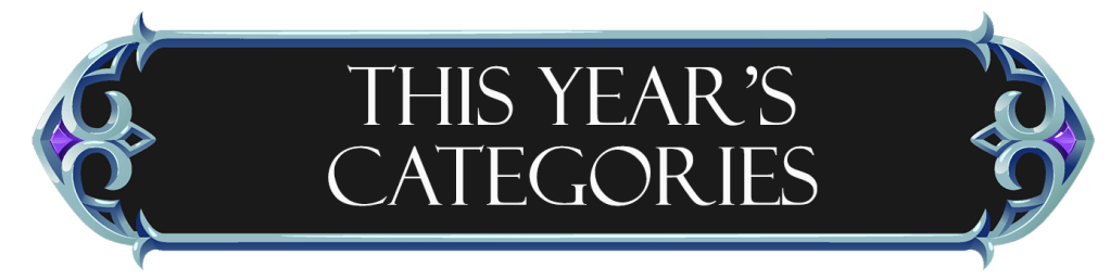 Sub-section: This Year's Categories